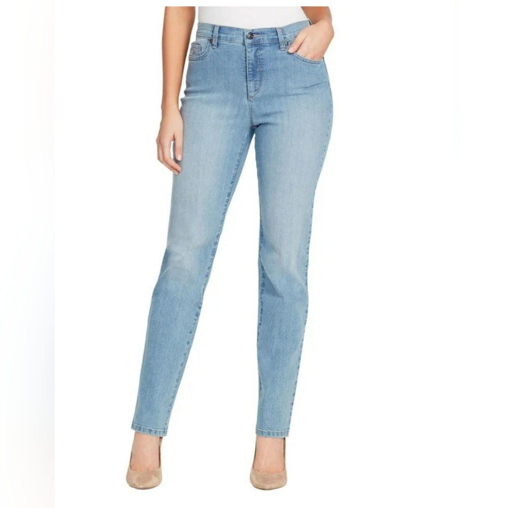 Gloria Vanderbilt Womens Amanda jeans slimming jean Callisto Wash 12
